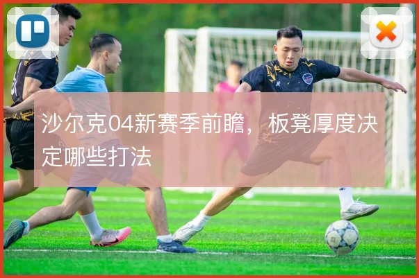 沙尔克04新赛季前瞻，板凳厚度决定哪些打法